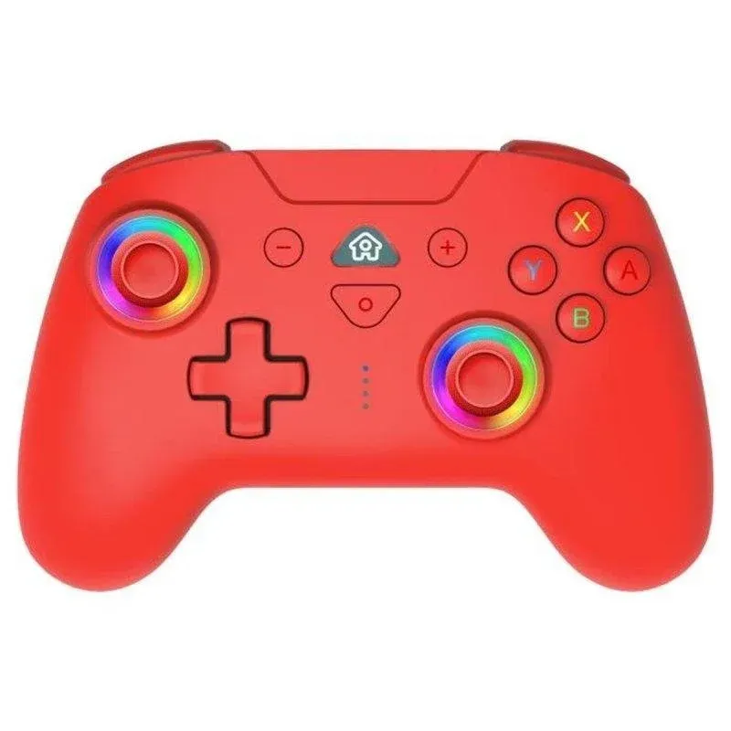 Comando Sem Fio Led Rgb ECOPLAY Para Nsw Vermelho