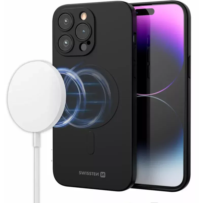 Swissten - Soft Joy MagStick iPhone 17 (black)