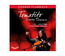 Jogo Cordas Guitarra Clássica Savarez T50R Tomatito Flamenco Tensão Normal