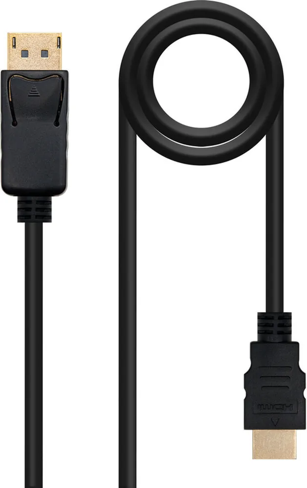 Cabo Conversor Nanocable DisplayPort/M > HDMI/M 2 M Preto