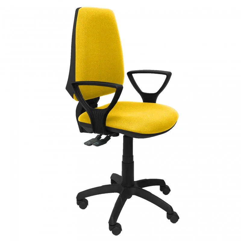 Piqueras y Crespo Elche S Cadeira Bali Amarelo Braços Fixos