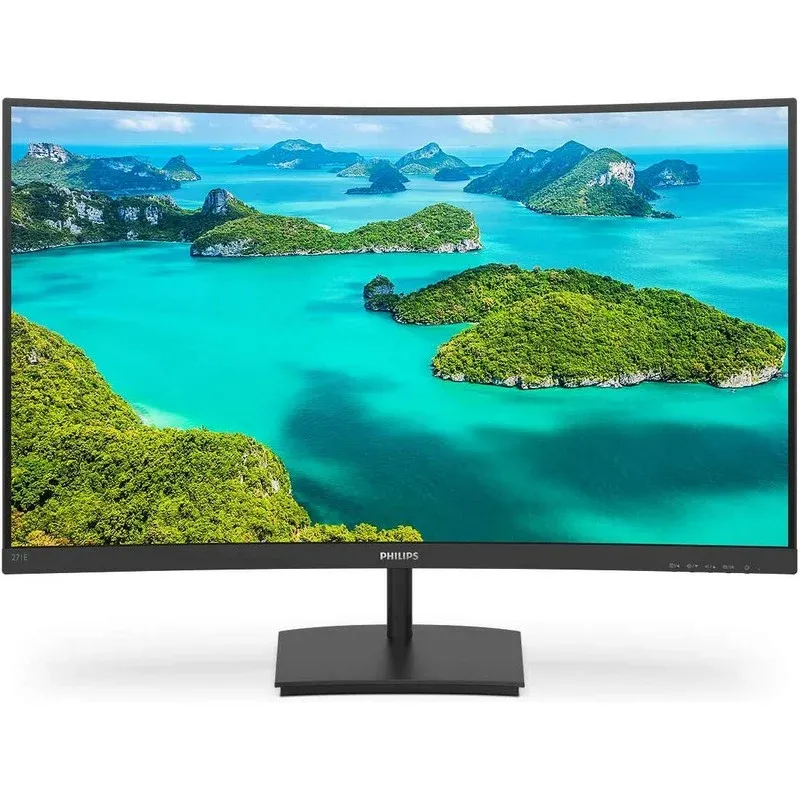 Monitor Philips E Line 241E1SCA 23.6" LED FullHD FreeSync Curvo