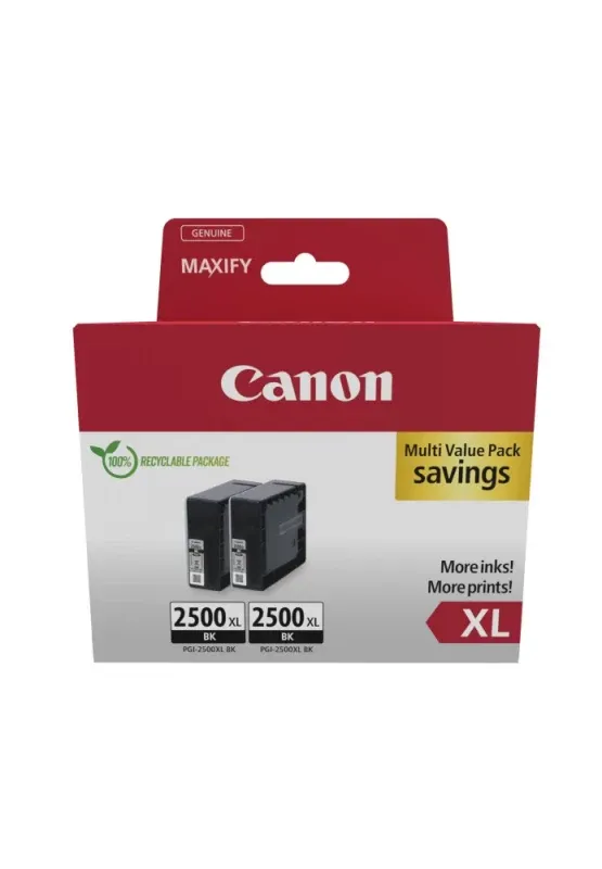 Tinteiro Canon PGI-2500XL BK TWIN - Color Ink Value Pack