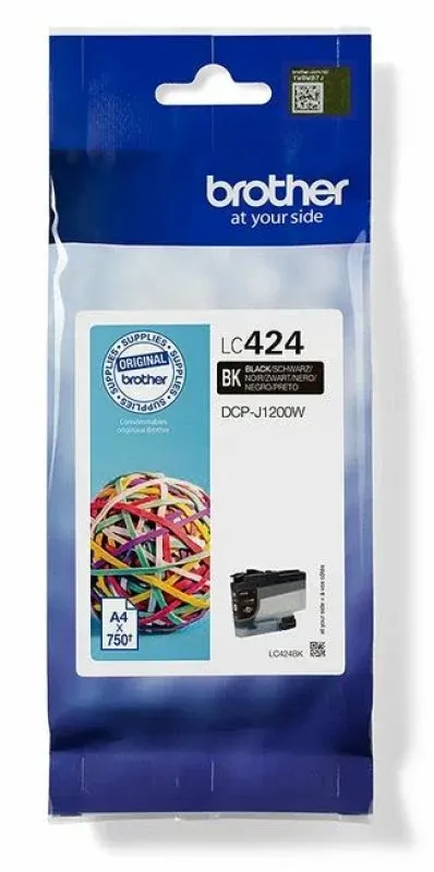 BROTHER TINTEIRO PRETO LC424BK