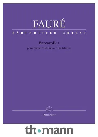 Bärenreiter Fauré Barcarolles