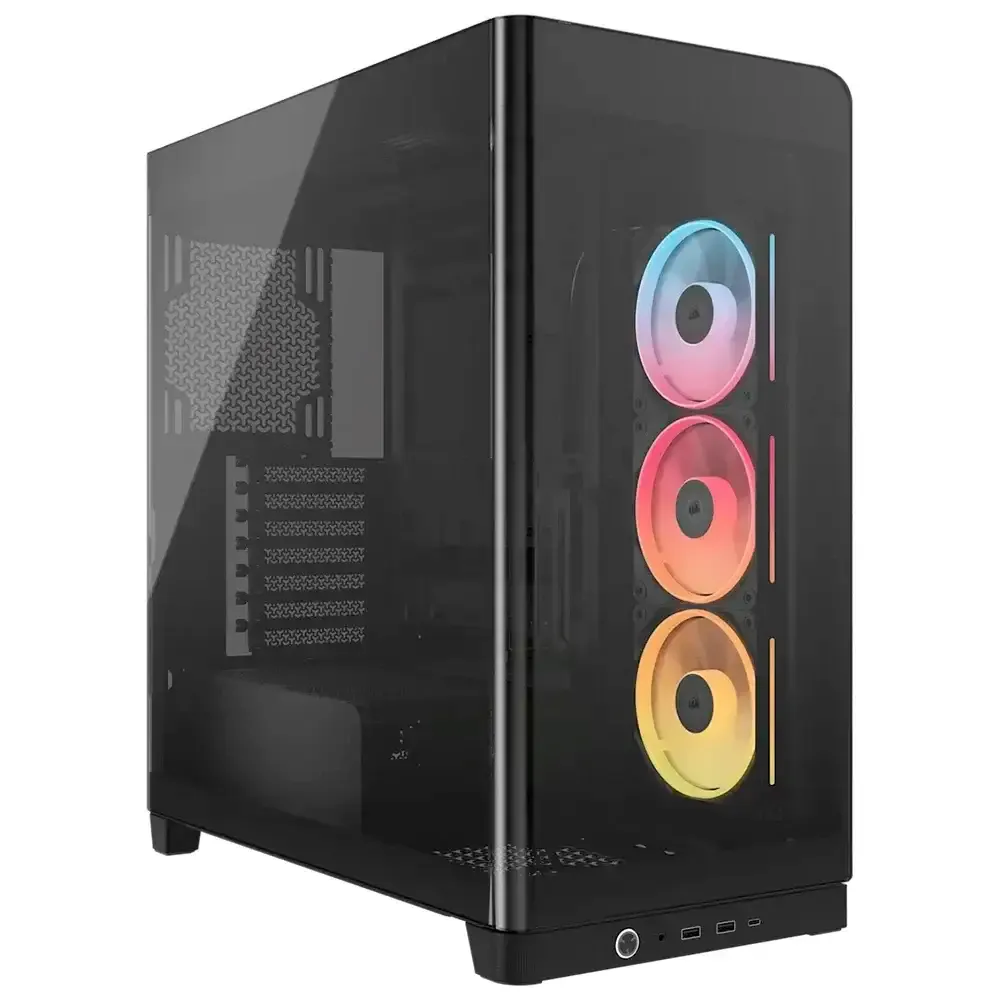 Caixa Extended-ATX Corsair Frame 4500X LX-R Link RGB Tempered Glass Preta