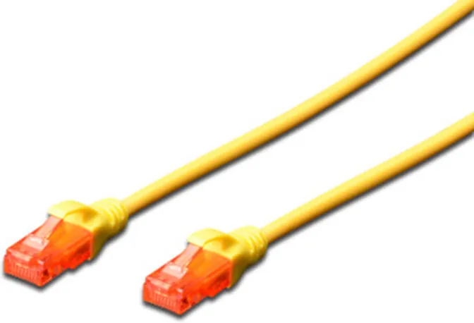 Cabo de Rede Ewent IM1005 Patch Cable CAT 6 UTP 0.5m Amarelo
