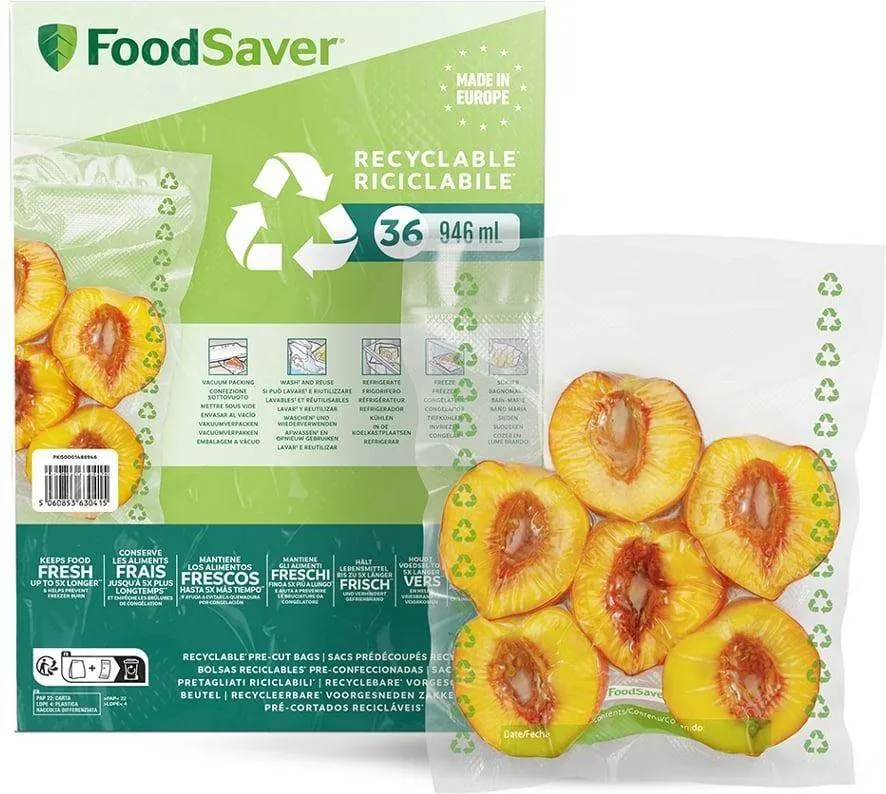 36 Sacos Pequenos FOODSAVER FSBE4802X-0