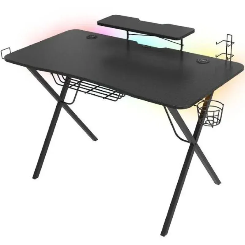 Genesis Holm 300 RGB Mesa Gaming Preta
