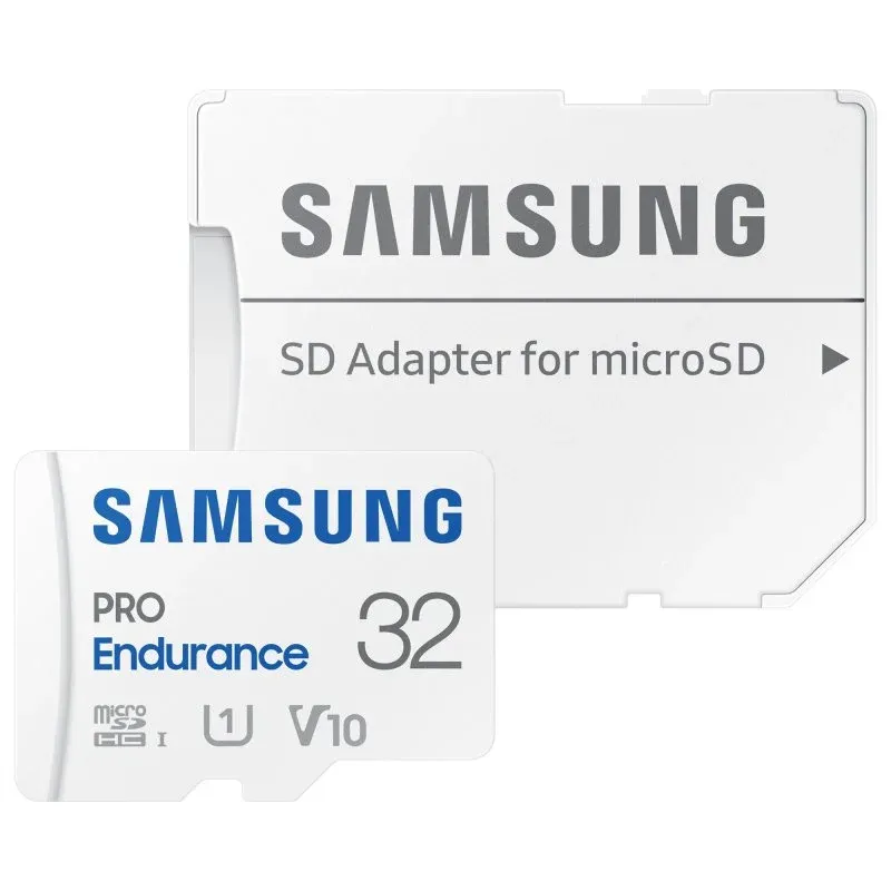 Samsung PRO Endurance microSDXC 32GB UHS-I V10 Classe 10 com Adaptador