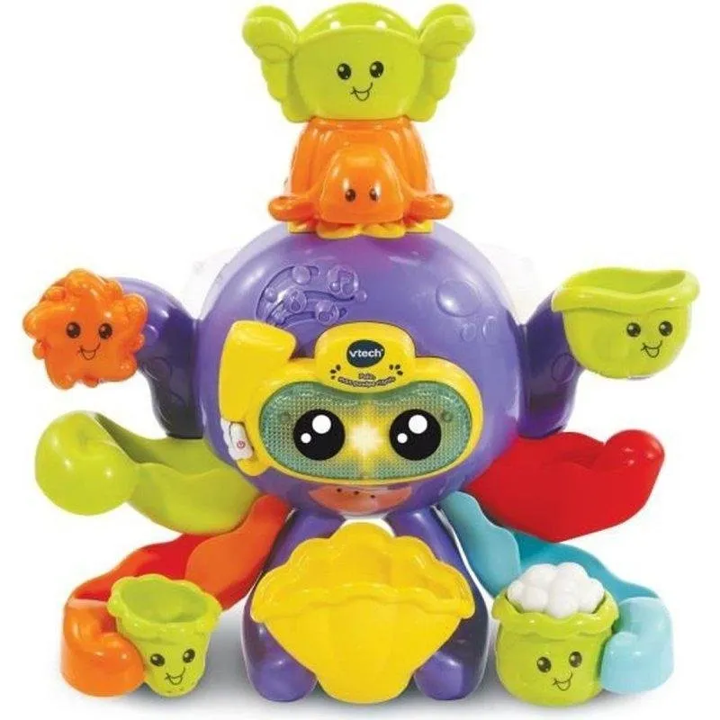 VTech Polo Polvo Poulpe Juguete Banho Interactivo Ventosas