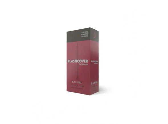 Daddario Plasticover Bb Clarinet Reeds, Strength 2.5, 5-pack