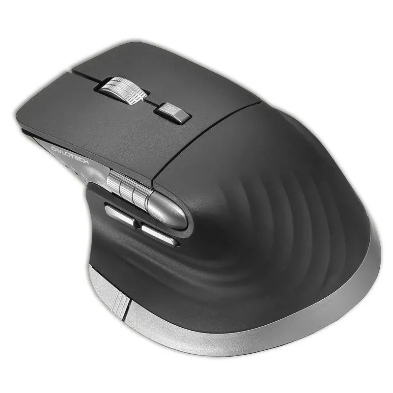 Owlotech MS900 Rato Wireless com Roda Lateral Preto