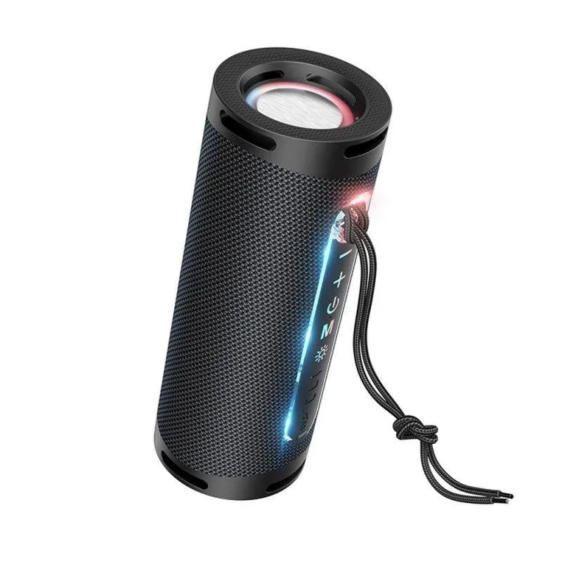 Altavoces Hoco Portátil Bluetooth 10W com iluminação ambiente e TWS