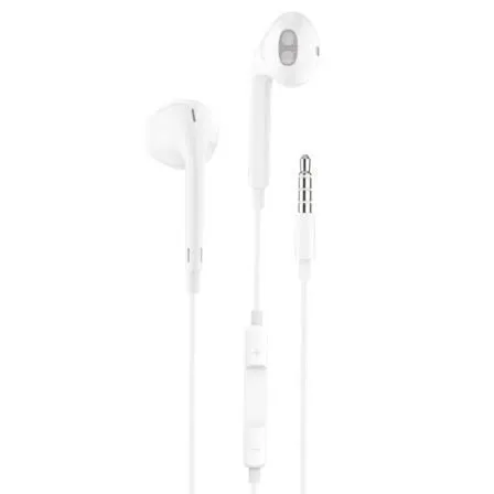 Auriculares EarTech TEC1001 com Microfone Jack 3,5 mm Tech One Tech Branco