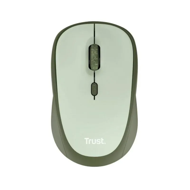 Trust Yvi+ Silent Rato Sem Fios 1600 DPI Compacto Ecológico Verde