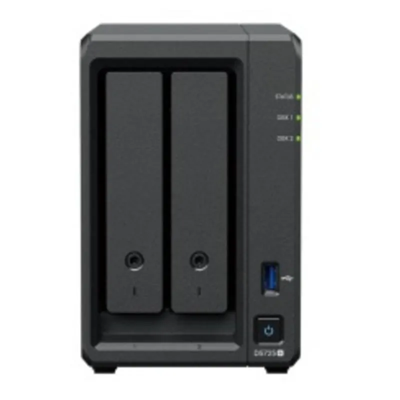 NAS desktop Synology 16TB R1600 8GB SATA RAID HDD Preto DP320