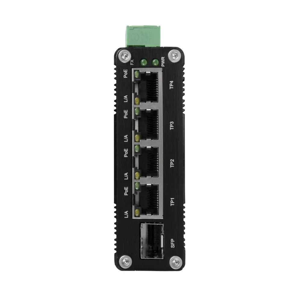 BCS BCS-ISP04G-1SFP Switch PoE Industrial de 4 Portas BCS-ISP04G-1SFP