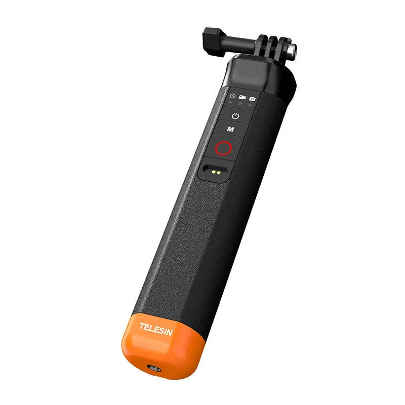 Stablecam Bastão flutuante Bluetooth TELESIN para GoPro 12/11/10 acessório para drone