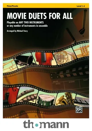 Alfred Music Publishing Movie Duets For All Flute