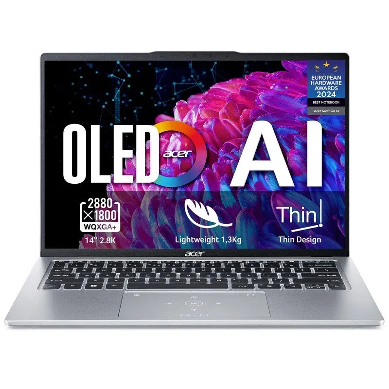 Portátil Acer Swift Go 14 SFG14-73-73EY 14" Intel Core Ultra 7 155U 16GB 512GB SSD Intel Graphics Windows 11 Home