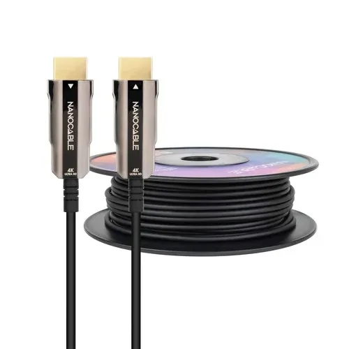 Cabo HDMI Nanocable 50 m HDMI Type A (Standard) Preto