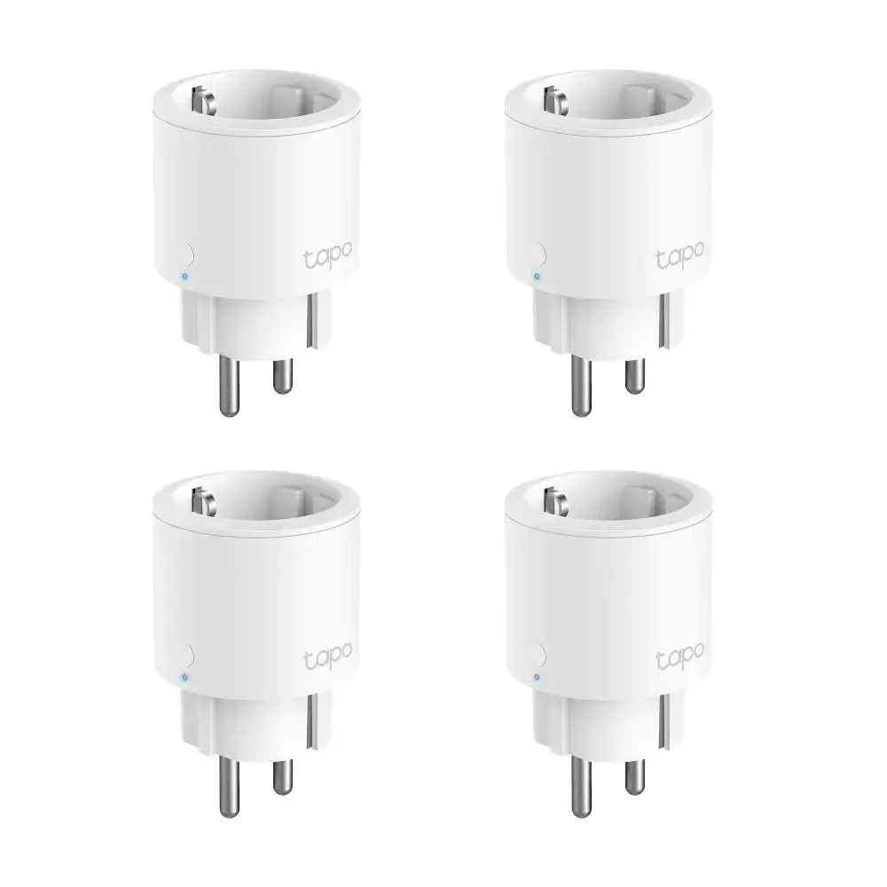 Tomada Inteligente TP-Link Tapo P115 Mini Smart Wi-Fi (Pack 4)