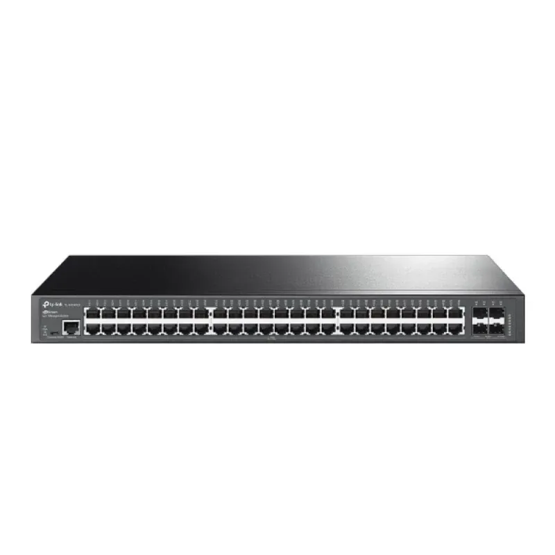 Switch TP-LINK JETSTREAM 48 PORTAS GIGABIT L2+ MANAGED COM 4 10GE SFP+ SLOTS