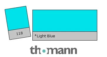 Lee Filter Roll 118 Light Blue