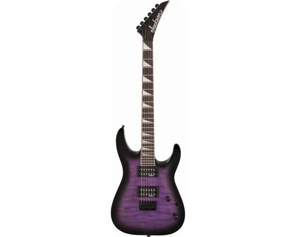 Jackson JS32Q Dinky Arch Top DKA HT AH Transparent Purple Burst