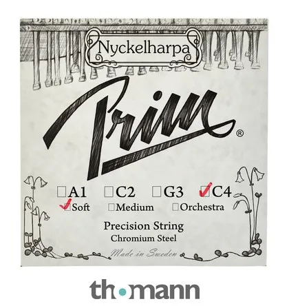 Prim Nyckelharpa String C4 Soft