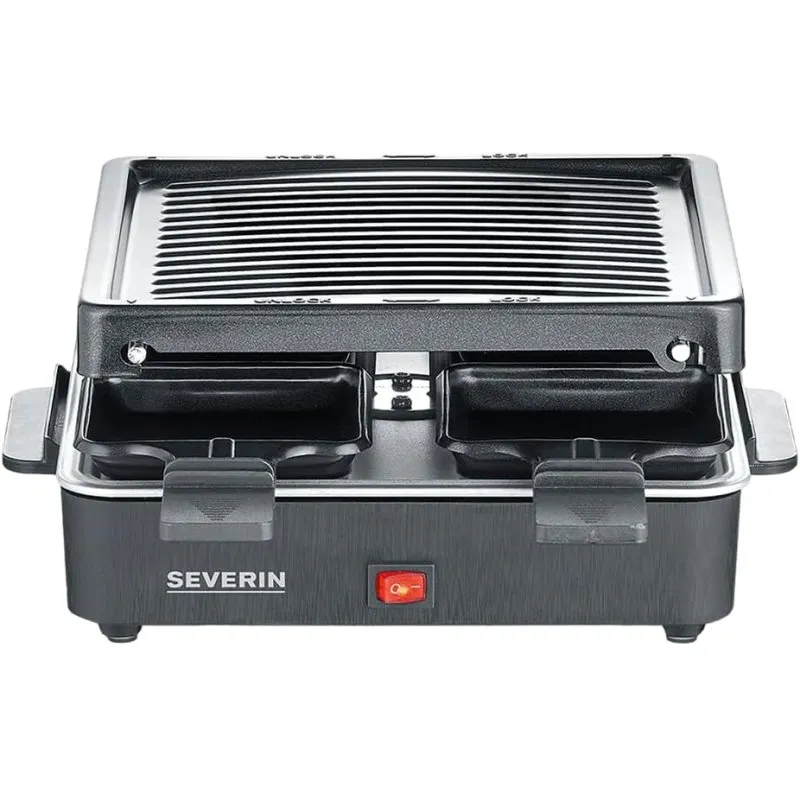 Severin RG 2370 Grelhador e Mini Raclette 600W Preto