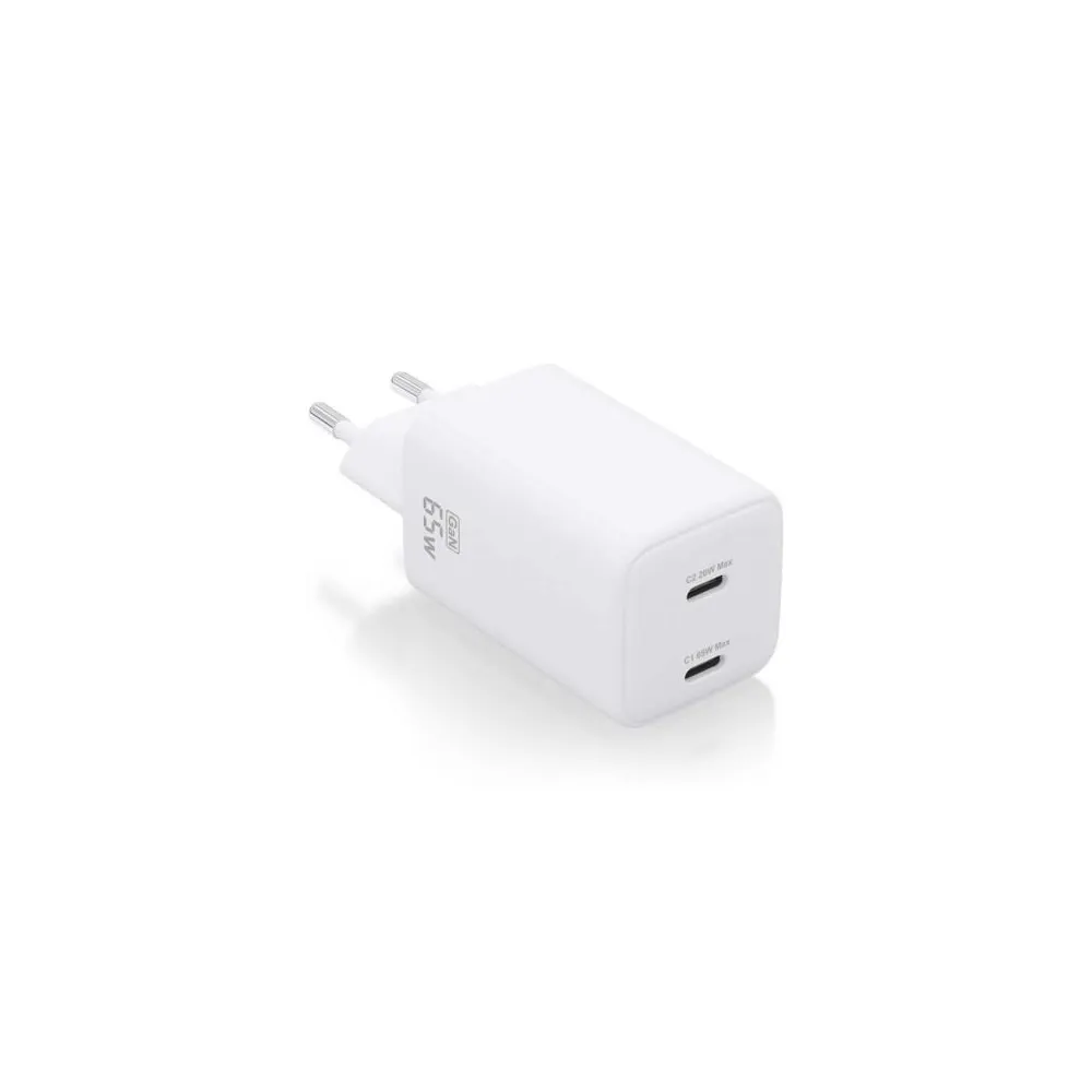 Aisens Carregador de parede USB-A e USB-C ASCH-65W2P039-W