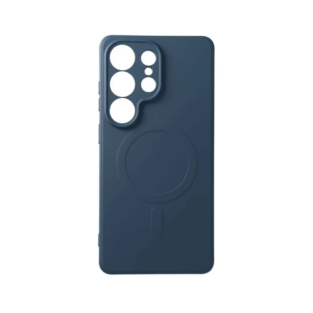 Capa Silicone Galaxy S26 Ultra com Magsafe Azul