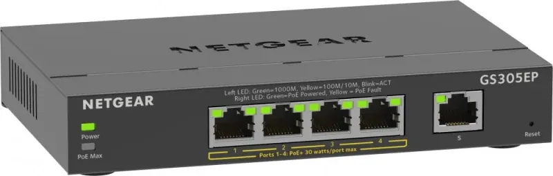 -GIGABIT ETHERNET SWITCH 5 PUERTOS