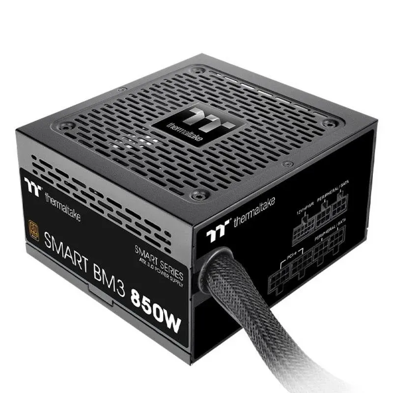 Fonte Alimentação Fonte de Alimentação Thermaltake SMART BM3 850W Certificação 80 PLUS Bronze semi-modular