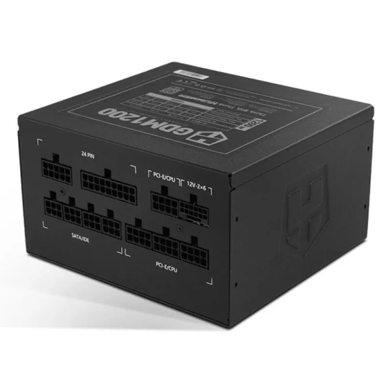 Fonte Alimentação NOX Hummer GDM Fonte de Alimentação Modular ATX 3.1 PCIe 5.1 1200W 80 Plus Gold