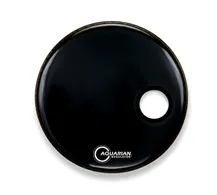 Pele Bombo 14" Aquarian RSM14BKT Black (para aro de metal)