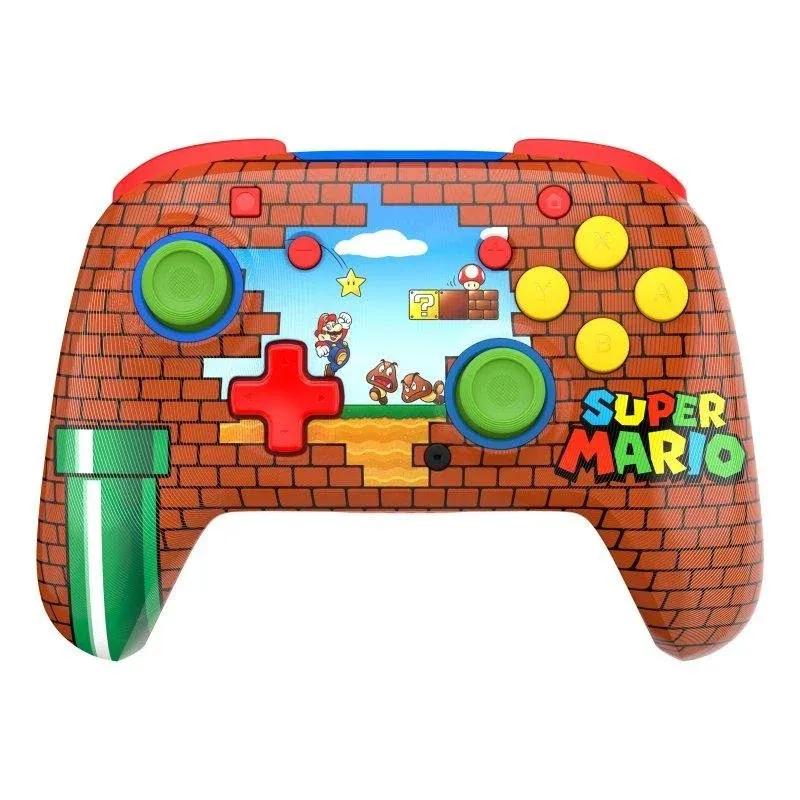 Turtle Beach Rematch Wireless Controller Mario Bricks Reveal Multicolor para Nintendo Switch