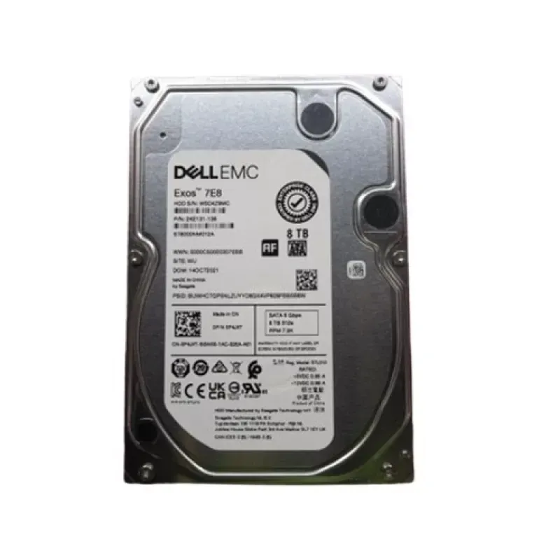 DELL HDD 3.5" 8TB HARD DRIVE SATA 6Gbps 7.2K RPM 512e 3.5IN CK