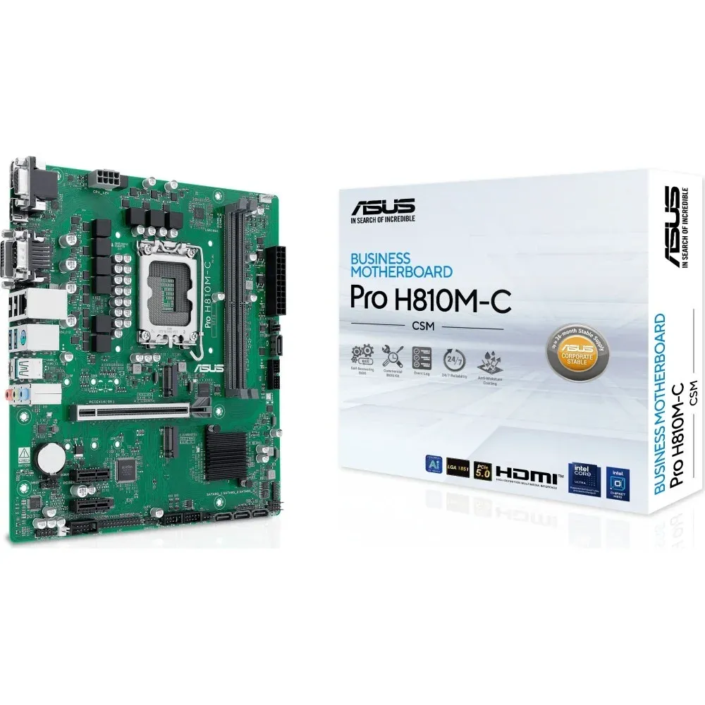 ASUS PRO H810M-C-CSM LGA1851 micro-ATX