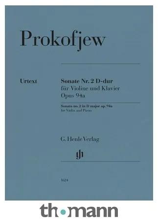 Henle Verlag Prokofjew Sonate Nr. 2