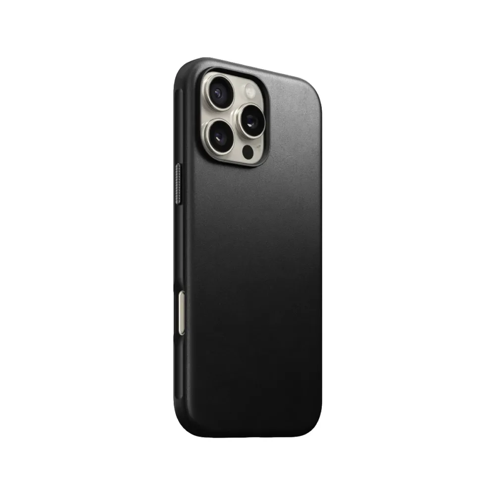 Capa Nomad Couro iPhone 16 Pro Max Preto