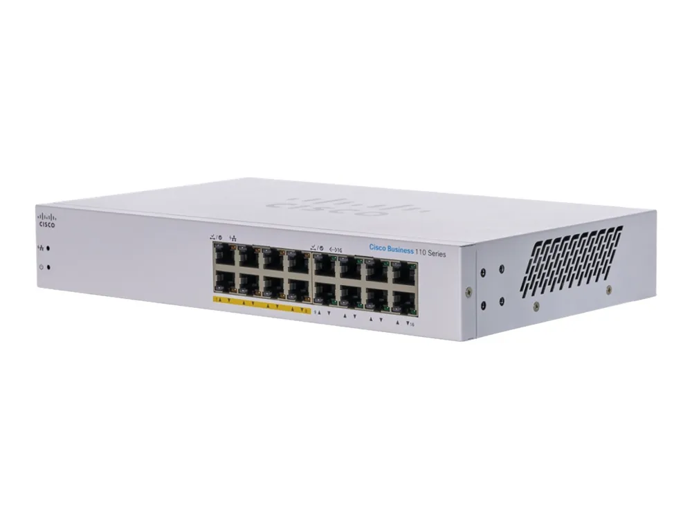 Cisco CBS110-16PP-EU Unmanaged 16-port GE, (8 support CBS110-16PP-EU