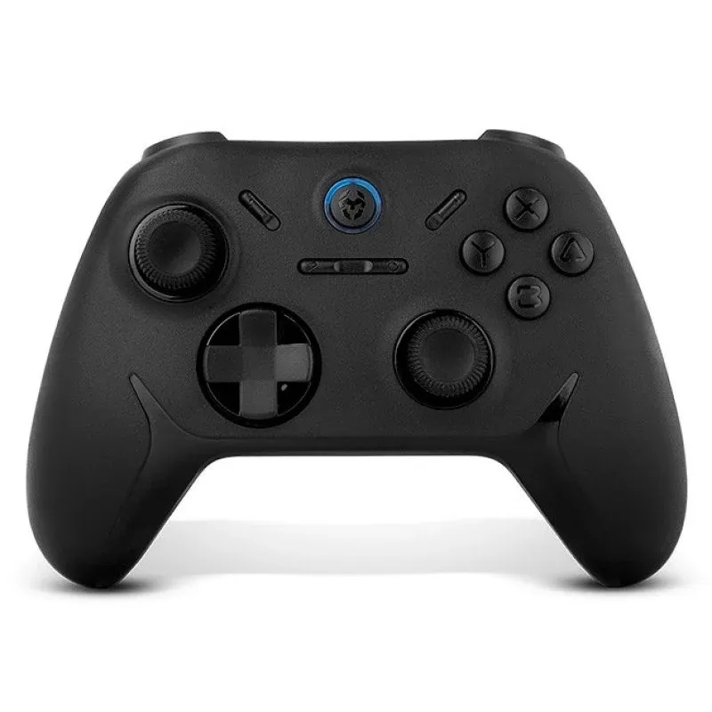 Krom Kadoer Gamepad Bluetooth v5.0 com Vibração Dupla e Turbo para PC/Switch/Android/iOS Preto