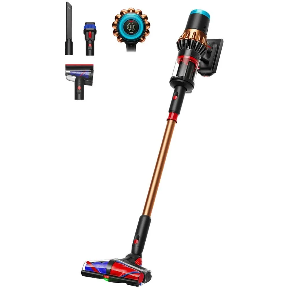 Aspirador Vertical DYSON V16 Piston Animal (2 em 1 – 1.3L – 900W – 70min autonomia – Preto/Cobre)