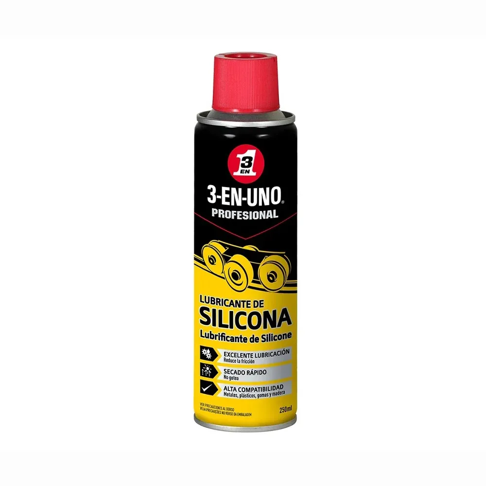 Lubrificante 3 em 1 De Silicone 250ml Wd-40