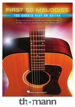 Hal Leonard First 50 Melodies Guitar
