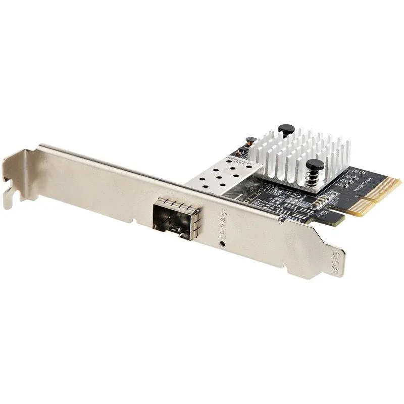 Placa de Rede STARTECH PCI Express SFP+ 10 Gbps Fibra e DAC PCIe 3.0 x4
