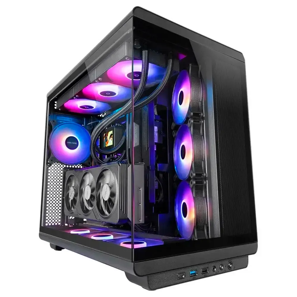Caixa ATX Mars Gaming MC-REV ARGB Tempered Glass Preta